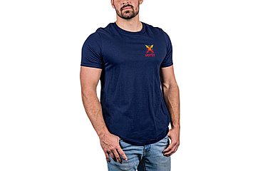 Image of Vertx Road Less Taken Tee T-Shirt - Mens, Blue, Medium, F1 VTX9041 NA MEDIUM