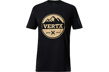 Image of Vertx Tri-Peak Tee T-Shirt - Mens, Grey, Small, F1 VTX9037 NA SMALL