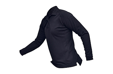 Image of Vertx Women's Coldback Long Sleeve Polo Shirt, Navy, Size Extra Small VTX4030NVP-XSMALL