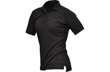 Image of Vertx Women's Coldback Short Sleeve Polo Shirt, Black, Size Large VTX4010BKP-LARGE