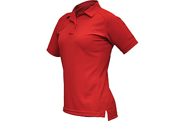 Image of Vertx Women's Coldback Short Sleeve Polo Shirt, Red, Size Small VTX4010RDP-SMALL