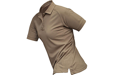 Image of Vertx Women's Coldback Short Sleeve Polo Shirt, Tan, Size Extra Small VTX4010TNP-XSMALL