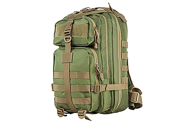 Image of VISM Small Backpack, Green with Tan Trim CBSGT2949