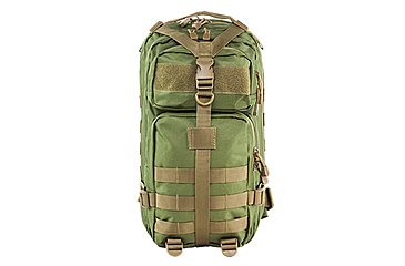 Image of VISM Small Backpack, Green with Tan Trim CBSGT2949