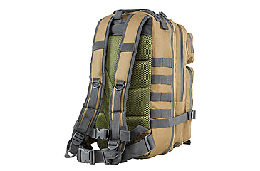 Image of VISM Small Backpack, Tan with Urban Gray Trim CBSTU2949