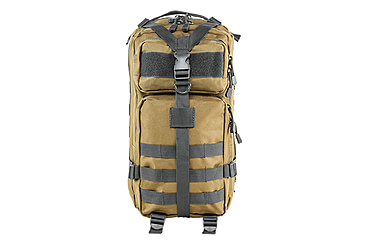 Image of VISM Small Backpack, Tan with Urban Gray Trim CBSTU2949
