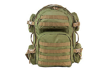 Image of VISM Tactical Backpack, Green w/Tan Trim CBGT2911
