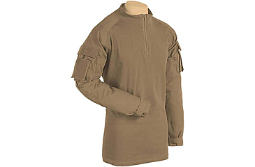 Image of Voodoo Tactical Combat Shirt w/ Zipper - Mens, Coyote, Extra Large, 01-9582007096