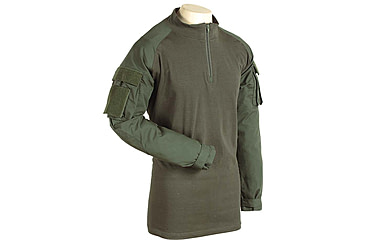 Image of Voodoo Tactical Combat Shirt With Zipper - Mens, Olive Drab, 2XL, 01-9582004097