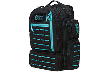 Image of Voodoo Tactical Mini Tobago Cargo Pack w/Die Cut MOLLE, Black/Teal, 15-0058162000