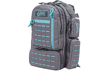 Image of Voodoo Tactical Mini Tobago Pack w/Die Cut MOLLE, Gray/Teal, 15-0058161000