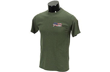 Image of Voodoo Tactical Patriot Banner Ribbon Logo T-Shirt - Men's, Extra Large, Green, 20-9991009096