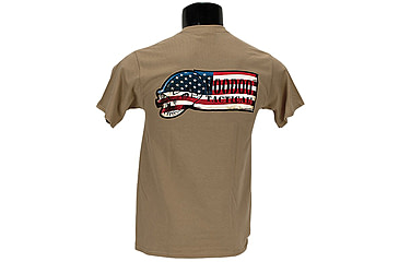 Image of Voodoo Tactical Patriot Banner Ribbon Logo T-Shirt - Mens, Sand, Large, 20-9991025094