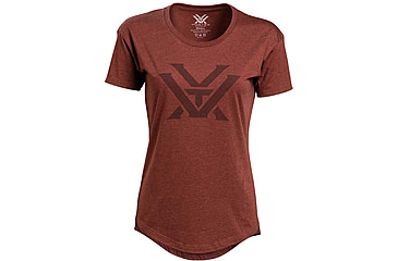 Image of Vortex Core Logo SS T-Shirt - Womens, Rust Heather, L, 221-23-RUHL