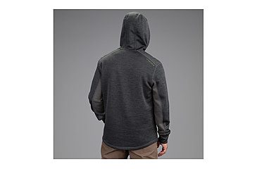 Image of Vortex Frontier Limits 1/4 Zip Hoodie Pullover - Mens, Grey Heather, Large, 220-17-GHTL