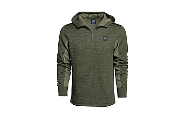 Image of Vortex Frontier Limits 1/4 Zip Hoodie Pullover - Mens, Mayfly, Small, 220-17-MFYS