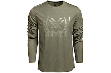 Image of Vortex Full Tine LS Performance Grid Shirt - Mens, Deep Lichen, M, 222-61-DBAM