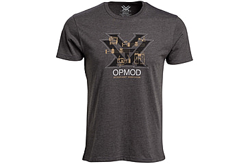 Image of Vortex OPMOD Bluprint Short Sleeve T-Shirt - Mens, Charcoal, Small, 902-24-CHHS