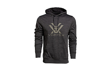 Image of Vortex Performance Hoodie - Mens, Black Heather, 3X, 220-56-DUO3X