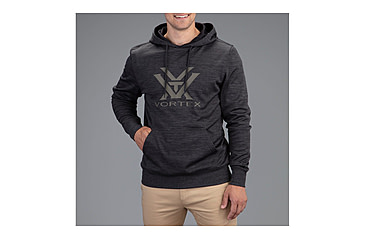 Image of Vortex Performance Hoodie - Mens, Black Heather, 3X, 220-56-DUO3X
