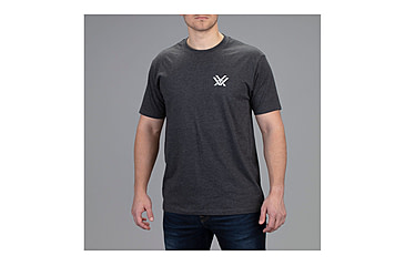 Image of Vortex Rank And File Short Sleeve T-Shirt - Mens, Charcoal Grey, 2XL, 121-12-CHH2X