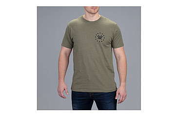 Image of Vortex Salute Short Sleeve T-Shirt - Mens, Green, Extra Large, 121-14-MIHXL