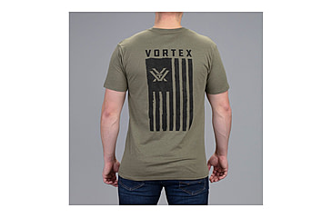 Image of Vortex Salute Short Sleeve T-Shirt - Mens, Green, Extra Large, 121-14-MIHXL