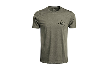 Image of Vortex Salute Short Sleeve T-Shirts - Men's, Military Heather, 4X, 121-14-MIH4X