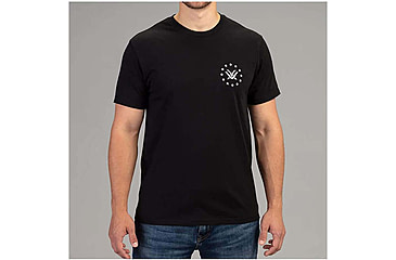 Image of Vortex Salute Short Sleeve T-Shirts - Mens, Black, L, 121-14-BLKL