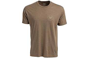 Image of Vortex Salute Short Sleeve T-Shirts - Mens, Coyote Heather, M, 121-14-CHEM