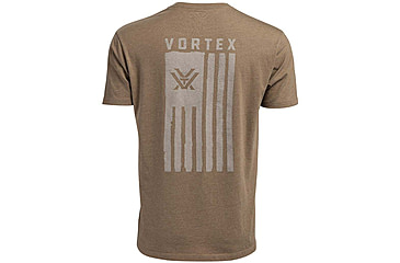 Image of Vortex Salute Short Sleeve T-Shirts - Mens, Coyote Heather, M, 121-14-CHEM
