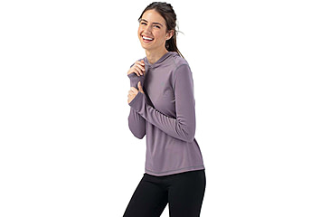 Image of Vortex Sun Slayer LS Hoodie - Womens, Extra Small, Grey Ridge Purple, 121-30-GRRXS