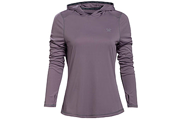 Image of Vortex Sun Slayer LS Hoodie - Womens, Extra Small, Grey Ridge Purple, 121-30-GRRXS