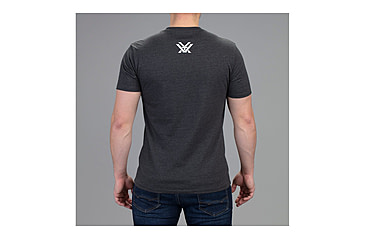 Image of Vortex Three Peaks Short Sleeve T-Shirt - Mens, Charcoal Grey, Extra Large, 121-10-CHHXL