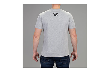 Image of Vortex Three Peaks Short Sleeve T-Shirt - Mens, Heather Grey, Extra Large, 121-10-GHTXL