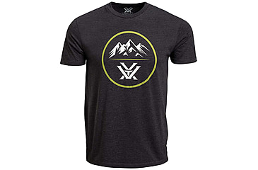 Image of Vortex Three Peaks Short Sleeve T-Shirts - Mens, Black, S, 121-10-BLKS