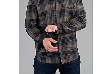 Image of Vortex Trail Call Tech Flannel - Mens, Shadow, L, 221-39-SHAL