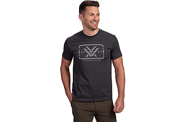 Image of Vortex Trigger Press SS T-Shirt - Mens, Charcoal Heather, M, 122-01-CHHM