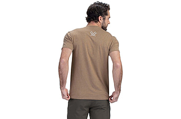 Image of Vortex Trigger Press SS T-Shirt - Mens, Small, Coyote Heather, 122-01-CHES