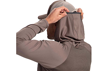 Image of Vortex Weekend Rucker Hooded Long Sleeve - Mens, Peat, M, 121-24-PETM