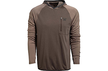 Image of Vortex Weekend Rucker Hooded Long Sleeve - Mens, Peat, M, 121-24-PETM