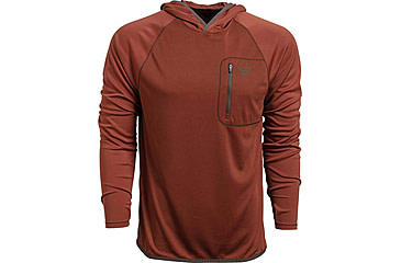 Image of Vortex Weekend Rucker Hooded Long Sleeve - Mens, Sequoia Heather, S, 121-24-SEHS