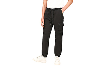 Image of White Duck Cargo Stretch Jogger Pants - Mens, Black, Medium, WD-JPC-BL-02