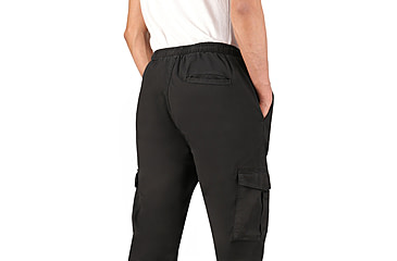 Image of White Duck Cargo Stretch Jogger Pants - Mens, Black, Medium, WD-JPC-BL-02