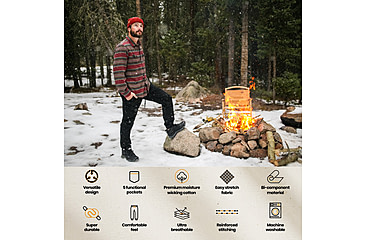 Image of White Duck Essential Stretch Jogger Pants - Mens, Black, Large, WD-JP-BL-03