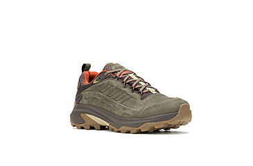 Image of Wolverine Moab Speed 2 Leather WP Hiking Shoes - Mens, Olive, 10.5 US, J037787-10.5