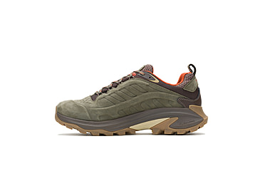 Image of Wolverine Moab Speed 2 Leather WP Hiking Shoes - Mens, Olive, 10.5 US, J037787-10.5