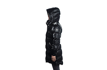 Image of Woodpecker Penguin Long Coat - Womens, All Wet Black, Small, 682670666825