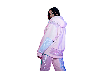 Image of Woodpecker Teddy Fleece Hoodie, Cream, Small, WPU002A-CRE-S