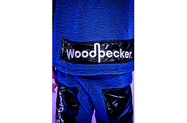 Image of Woodpecker Teddy Fleece Hoodie, Navy, S, WPU002A-NAV-S